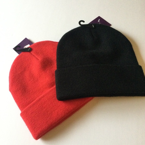 DAVID & YOUNG PAIR OF NICE AND NAUGHTY BEANIES BLACK RED CRYSTAL EMBELLISHED OS main image 13